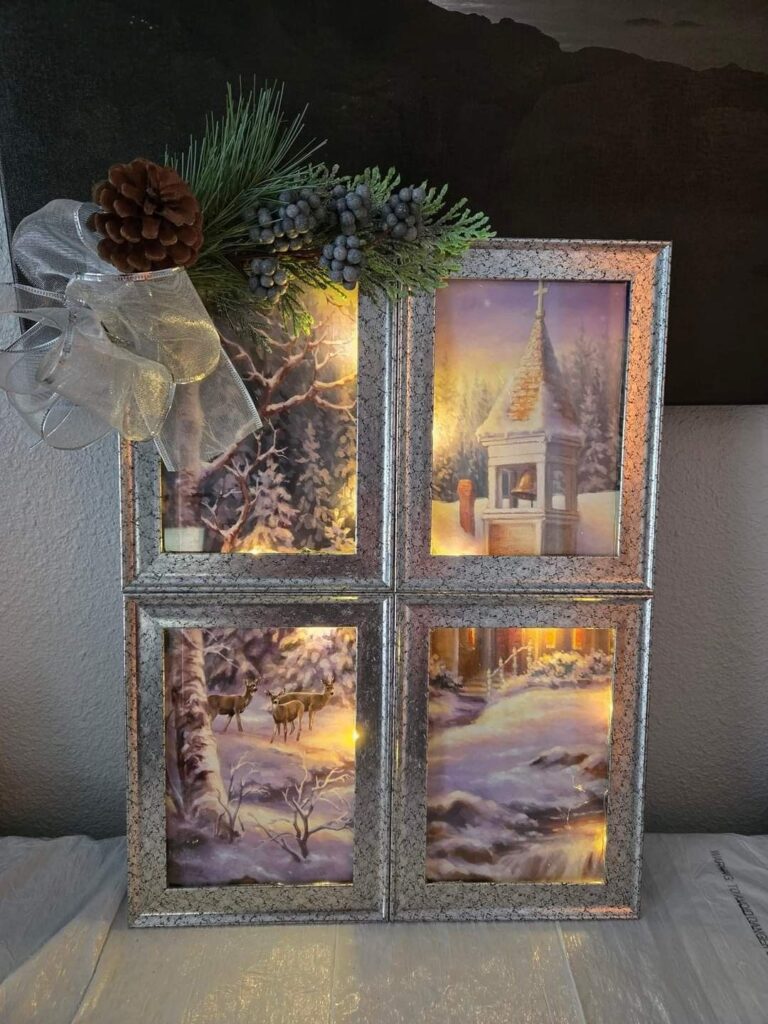 Snowy-Window-Frame-Lantern