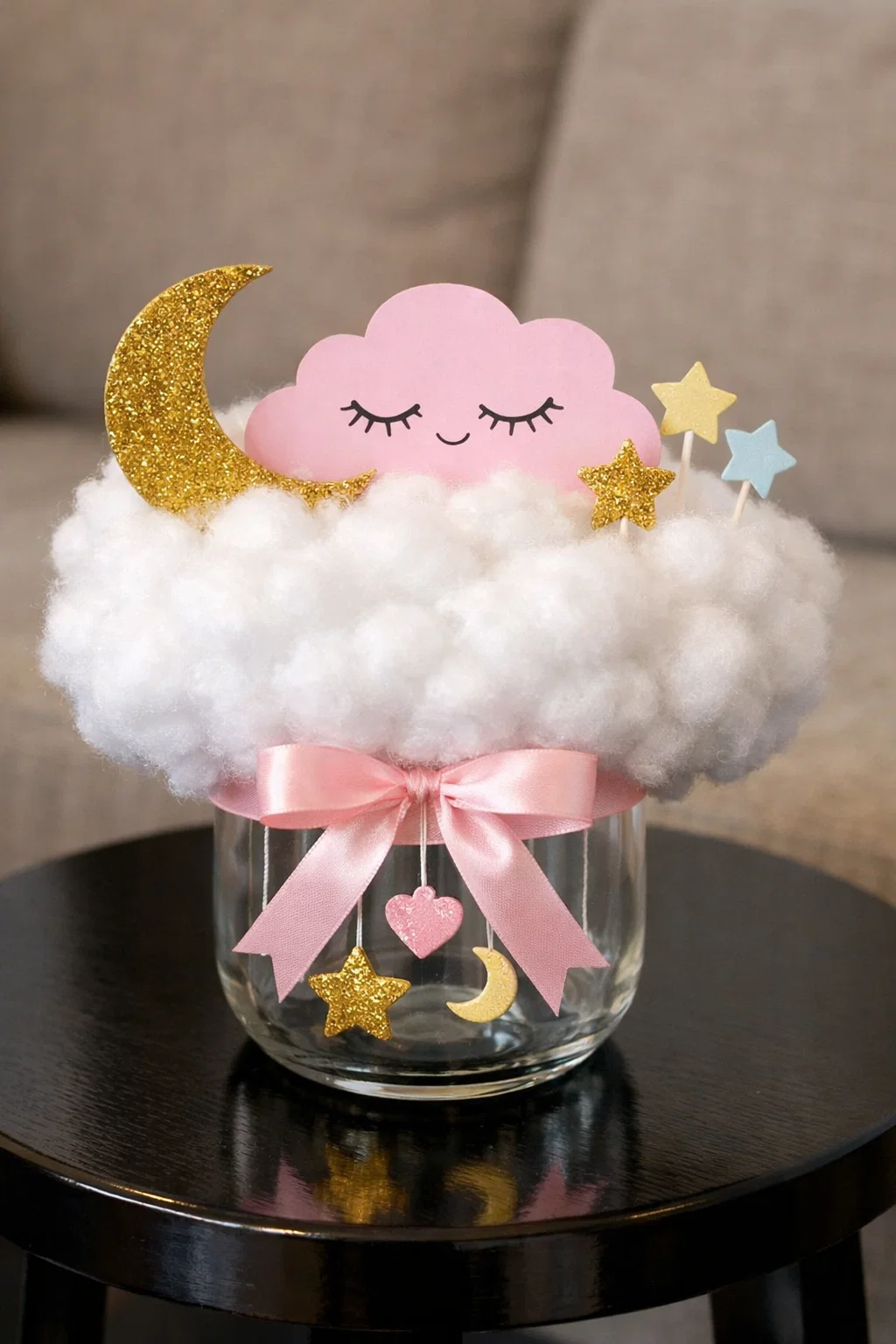 Cloud & Moon Table Decor