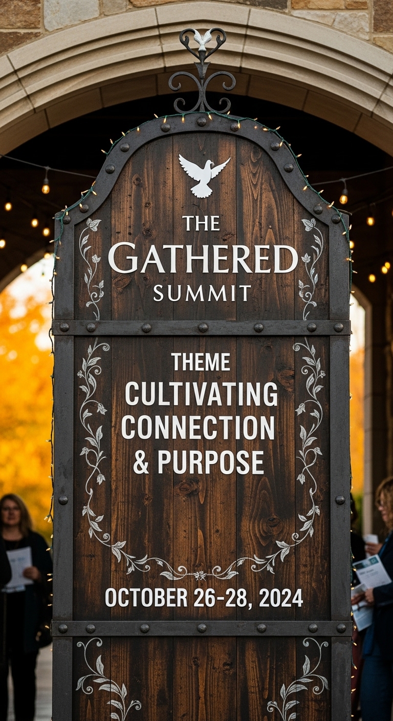 Conference or Revival Entry Sign