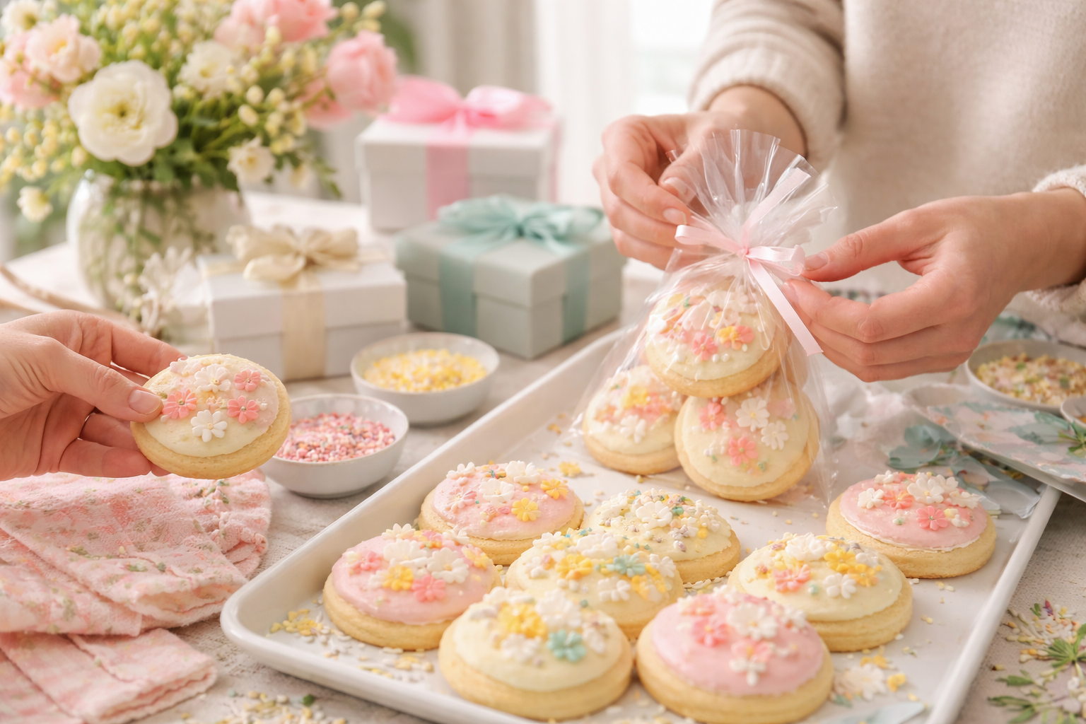 Spring-Cookies-Baked-Softly-for-Sharing-Gifting-and-Small-Celebrations