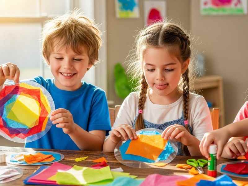 Tissue-Paper-Sun-Catchers