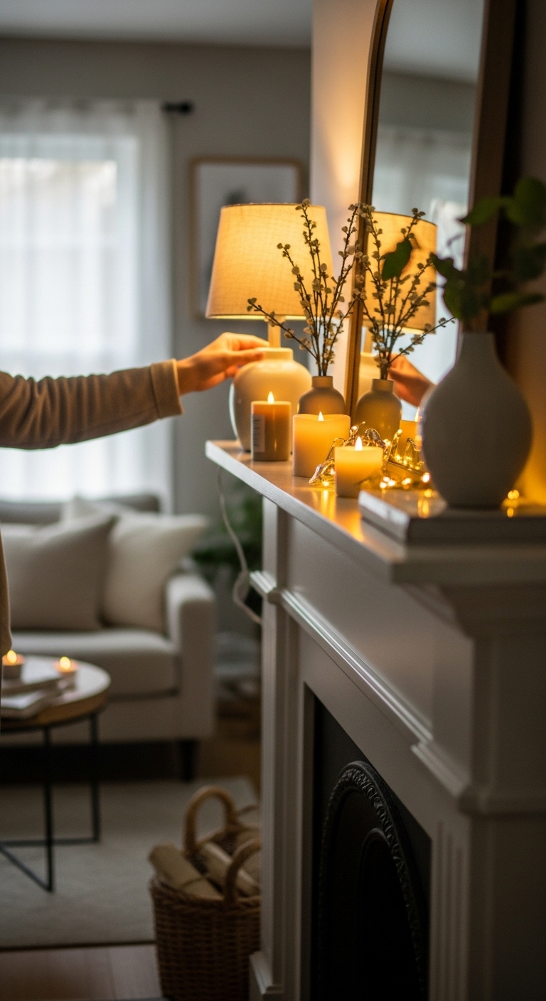 Warm-Spring-Mantel-Glow