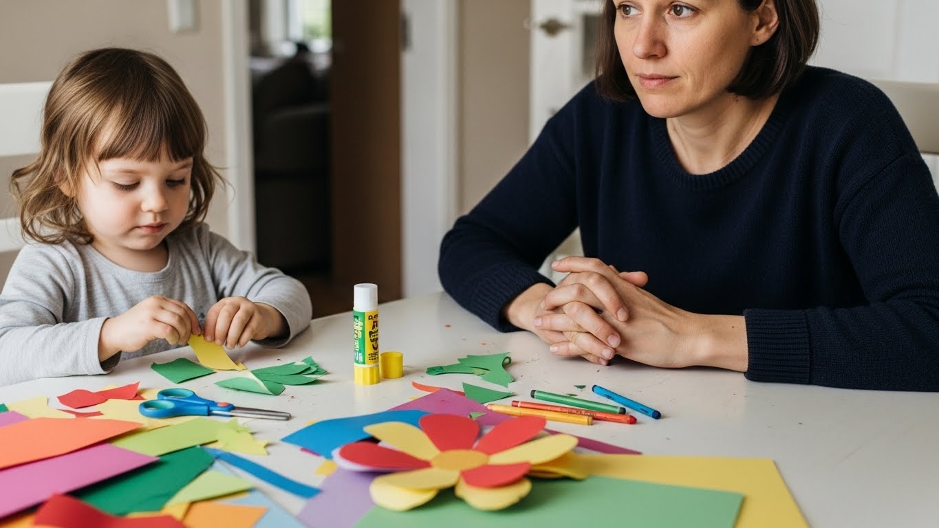 a-kid-crafting-a-flower-craft