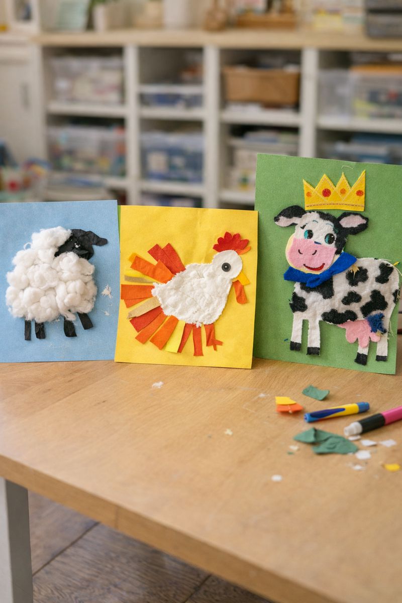 age appropriate farm animal crafts for kids