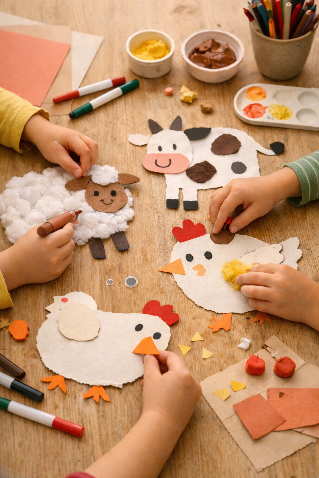 
kids-crafts-in-classroom