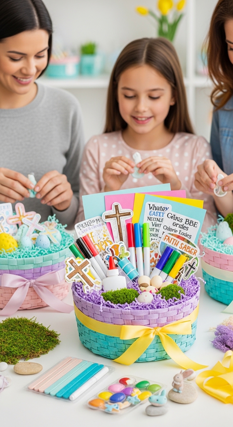Christian-Themed-Craft-Supplies-Basket