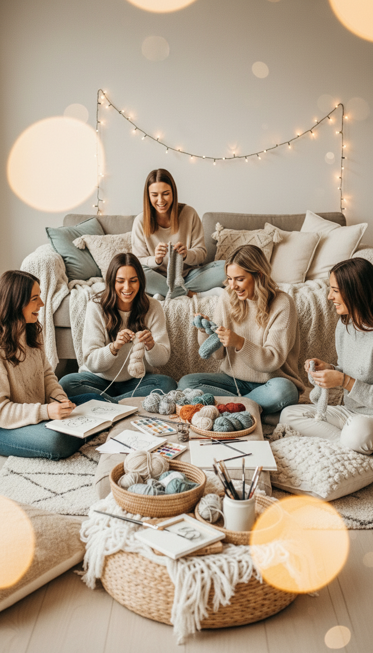 How to Host self care craft party Monthly 