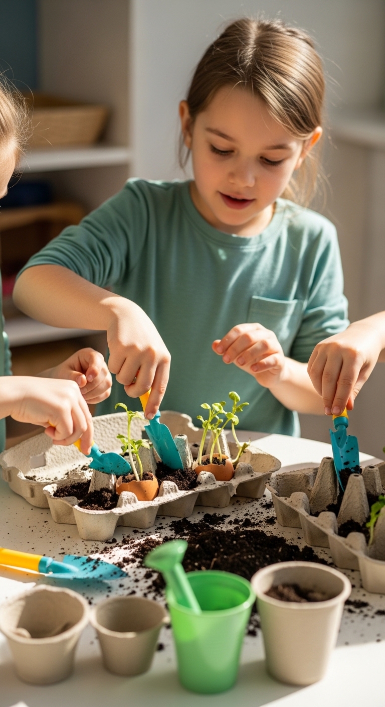 Seedling-Starters-in-Egg-Cartons