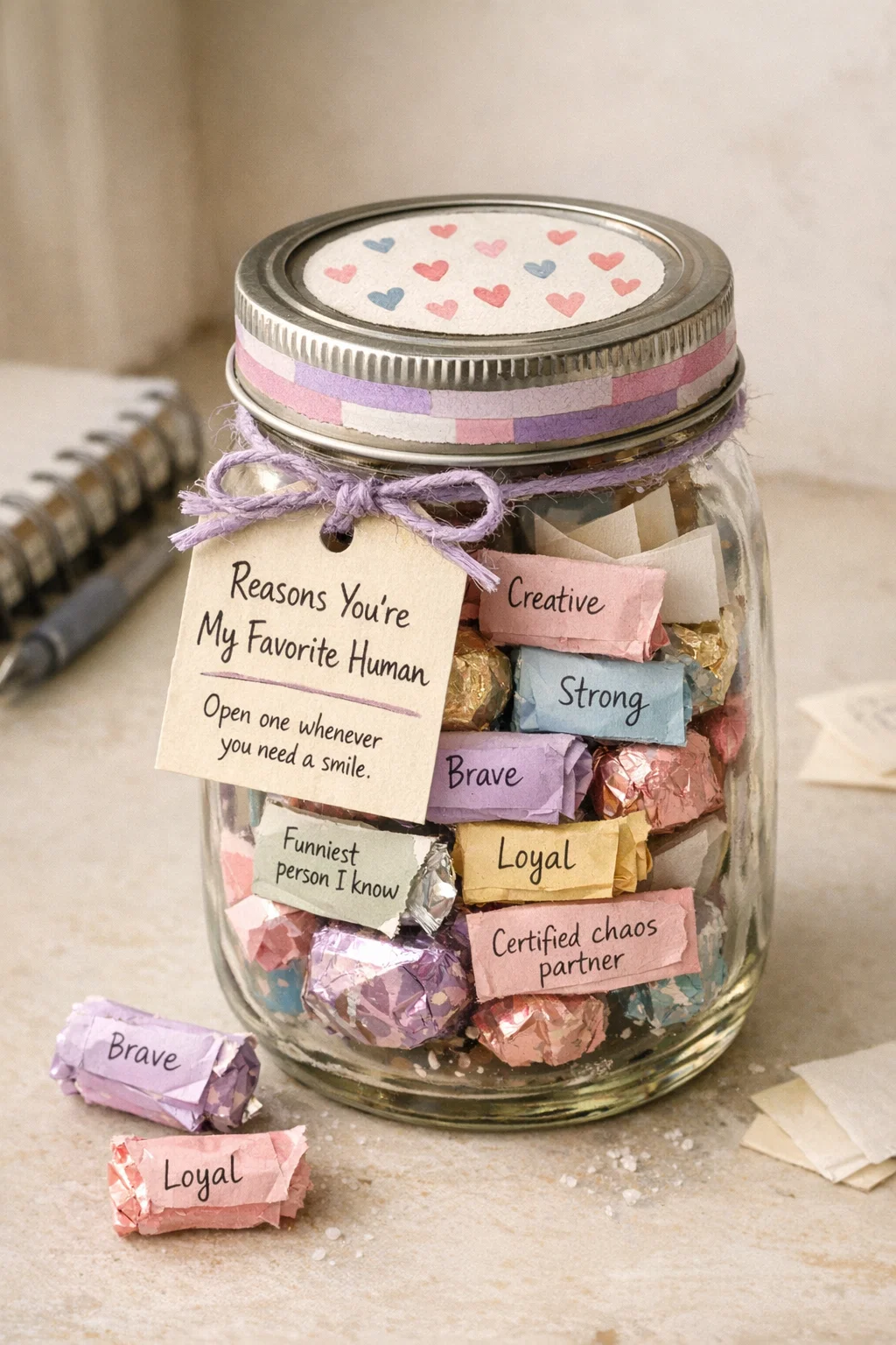 Candy jar crafts to make for friends 