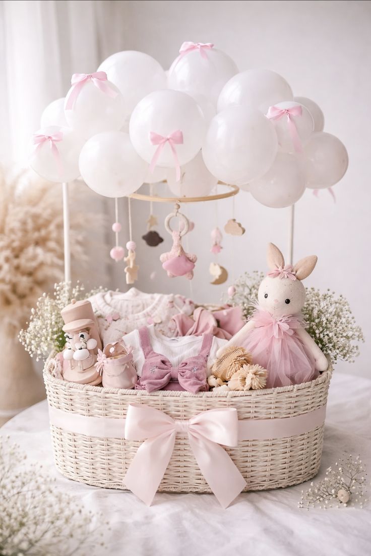 Choosing-Baby-Safe-Practical-Items-for-baby-girl-basket