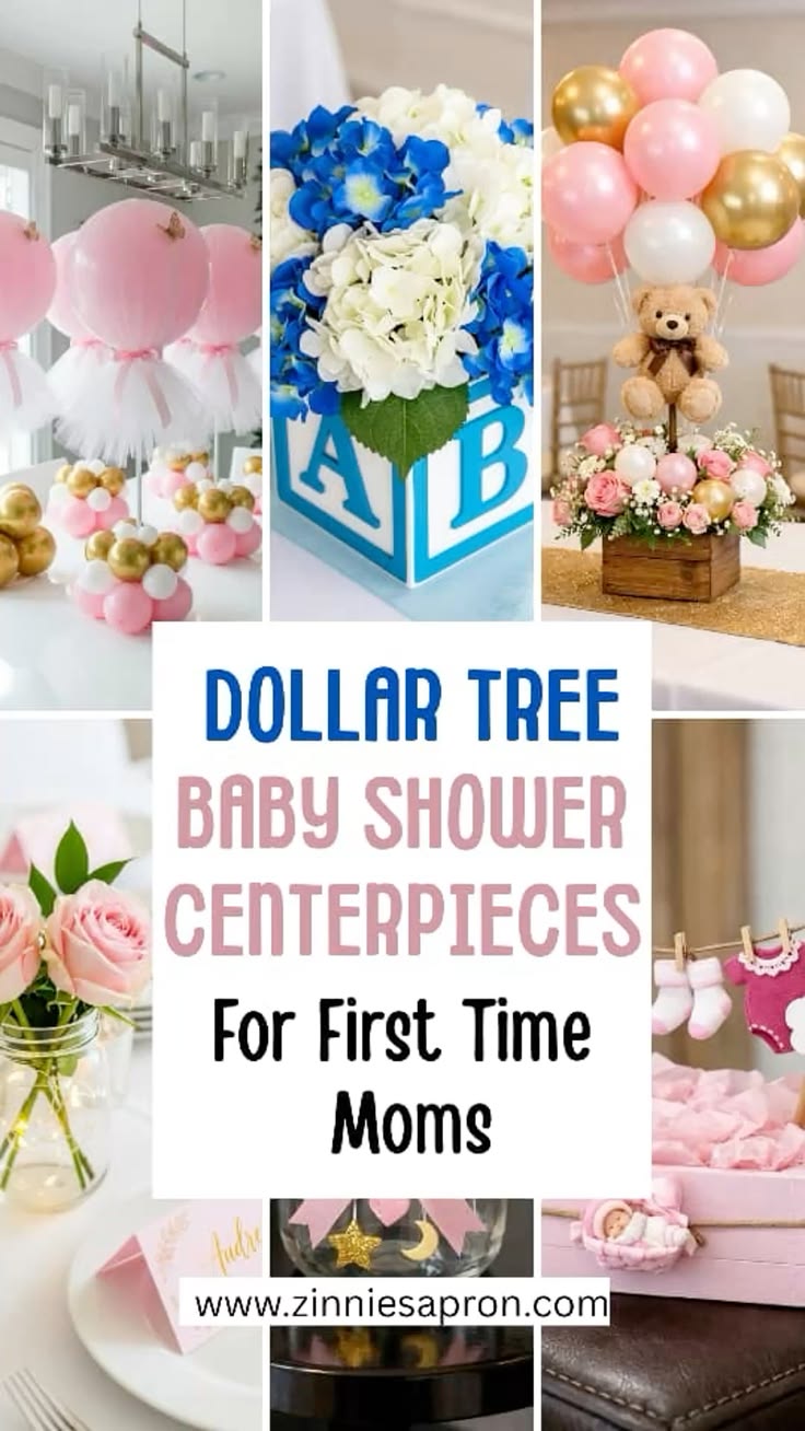 Easy Baby Shower Centerpieces & Simple Table Decoration Ideas
