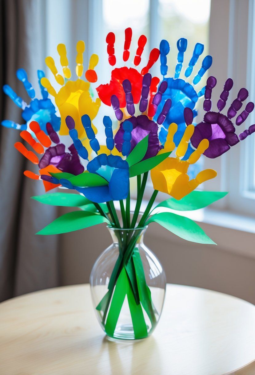 Painted-Handprint-Bouquet