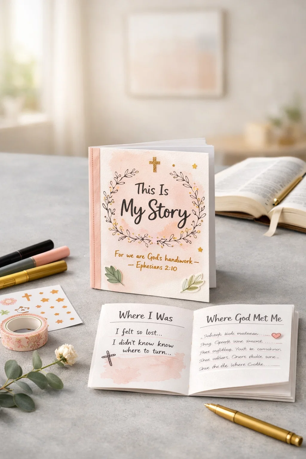 This Is My Story Testimony Booklet