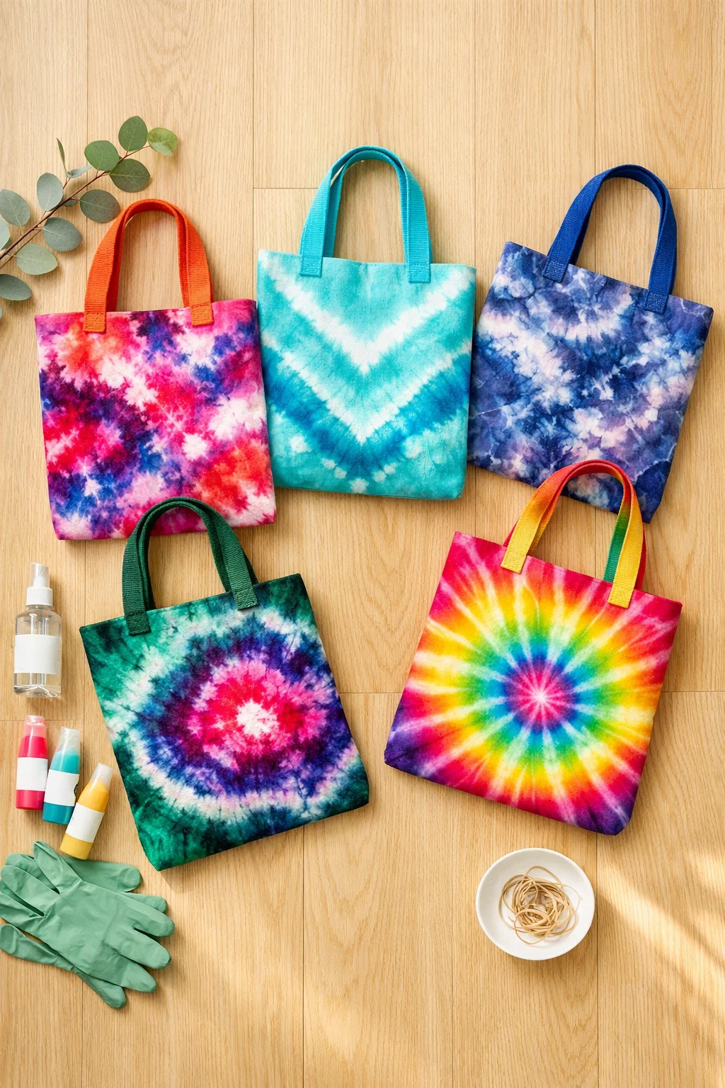 Tie-Dye Tote Bag Design Lab