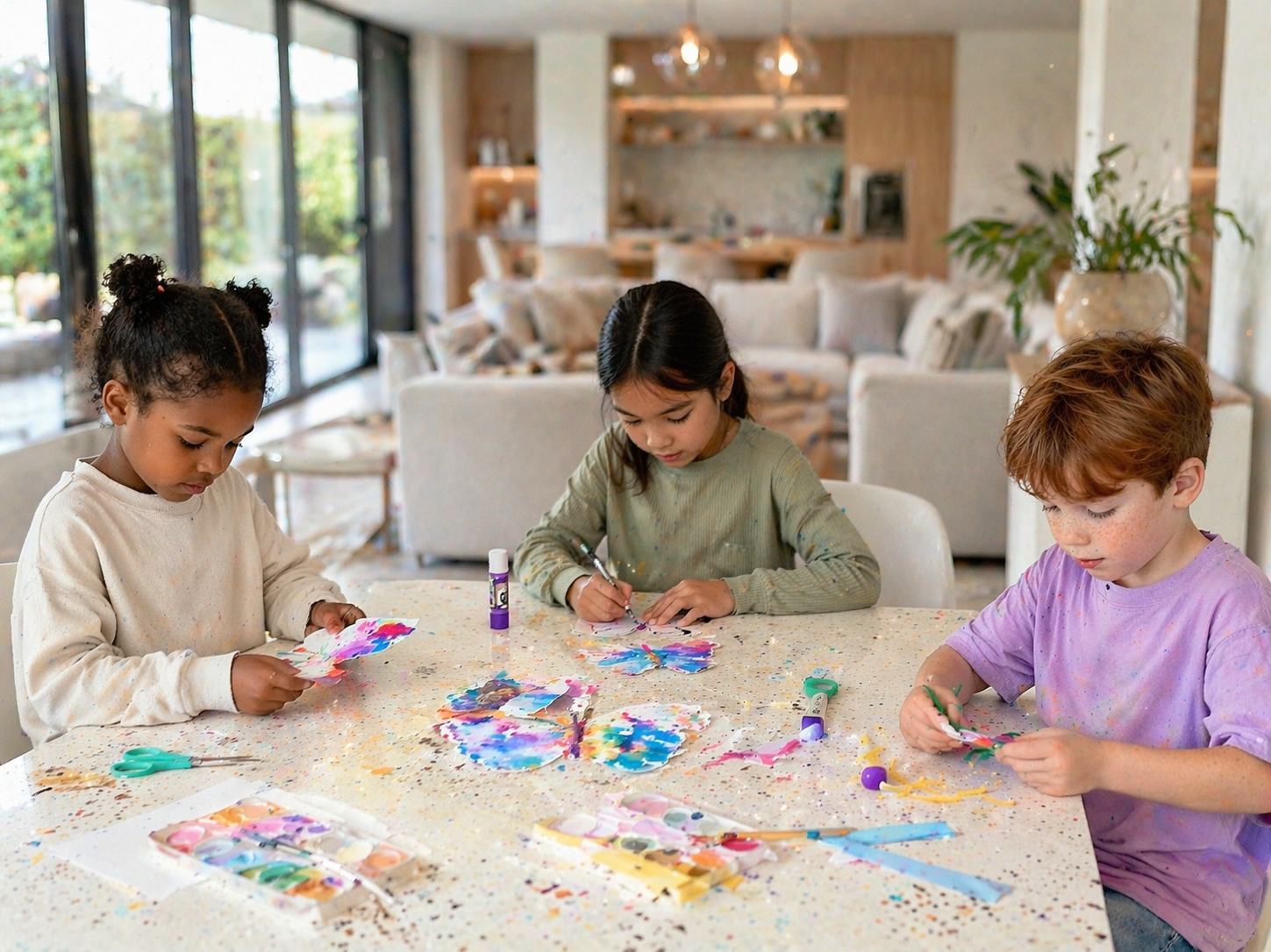 BUTTERFLY CRAFT SCENE