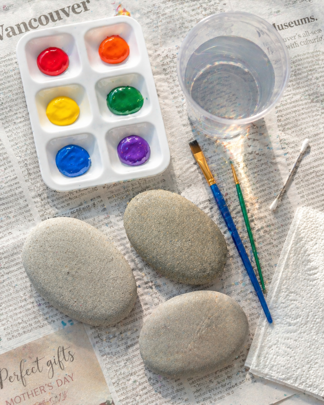Before You Start, Simple Tips for Stress- Free Rock Painting