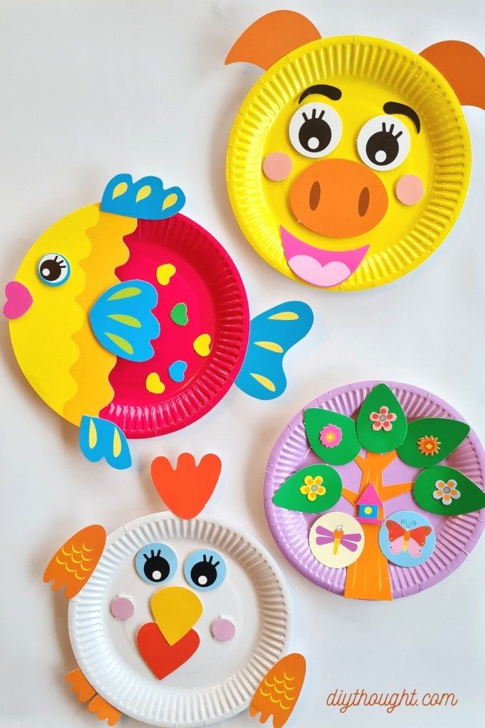 Paper-Plate-Animals-Grandma-and-Grandkids-Craft-Night.
