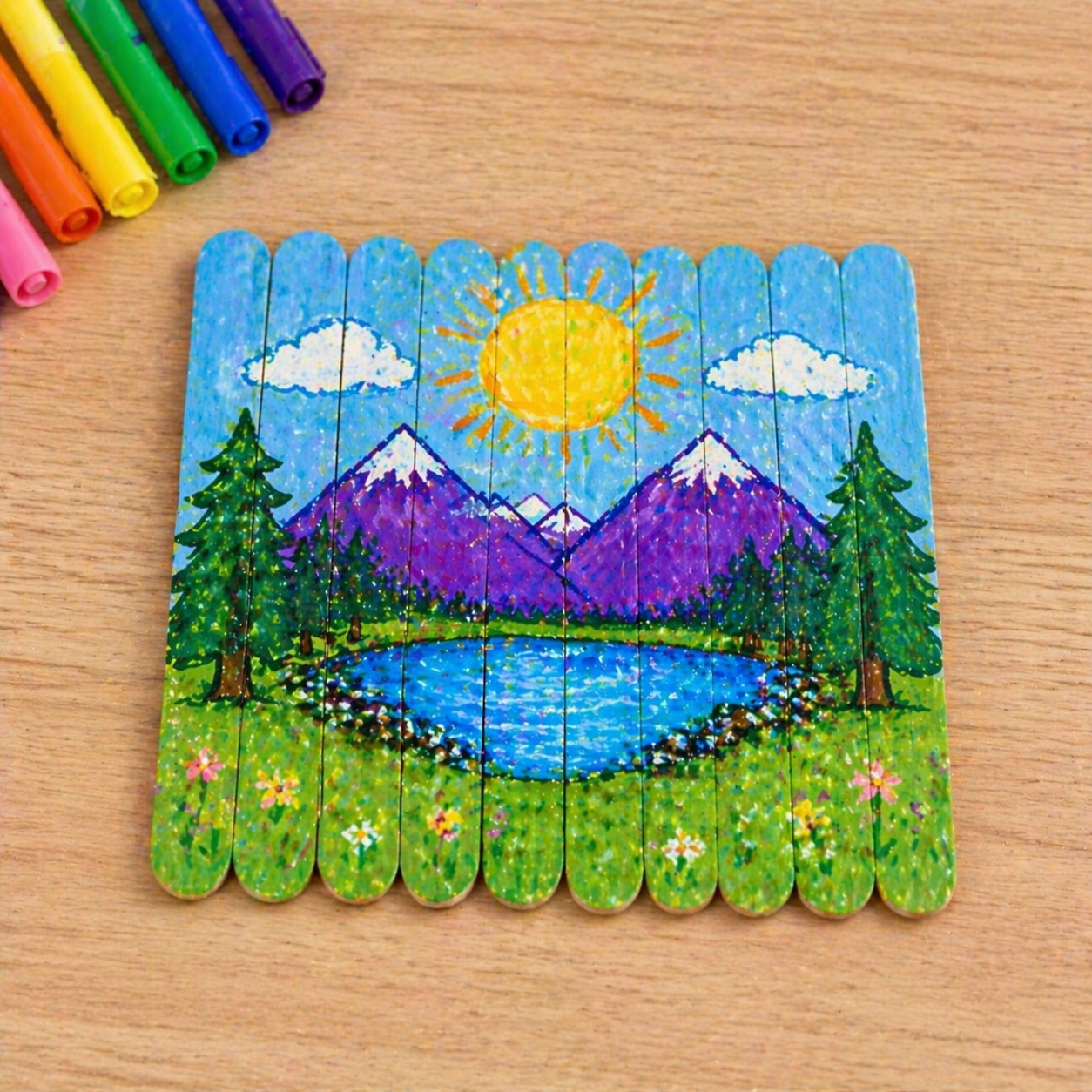 Puzzle Break-Apart Art Board