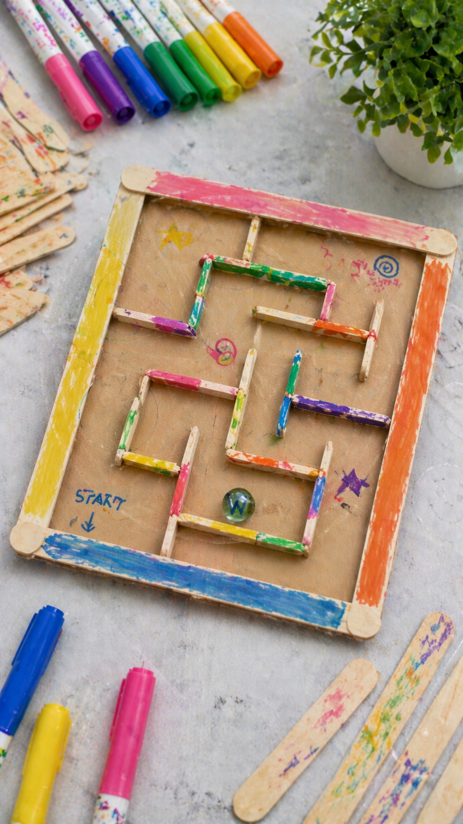marble-maze-craft