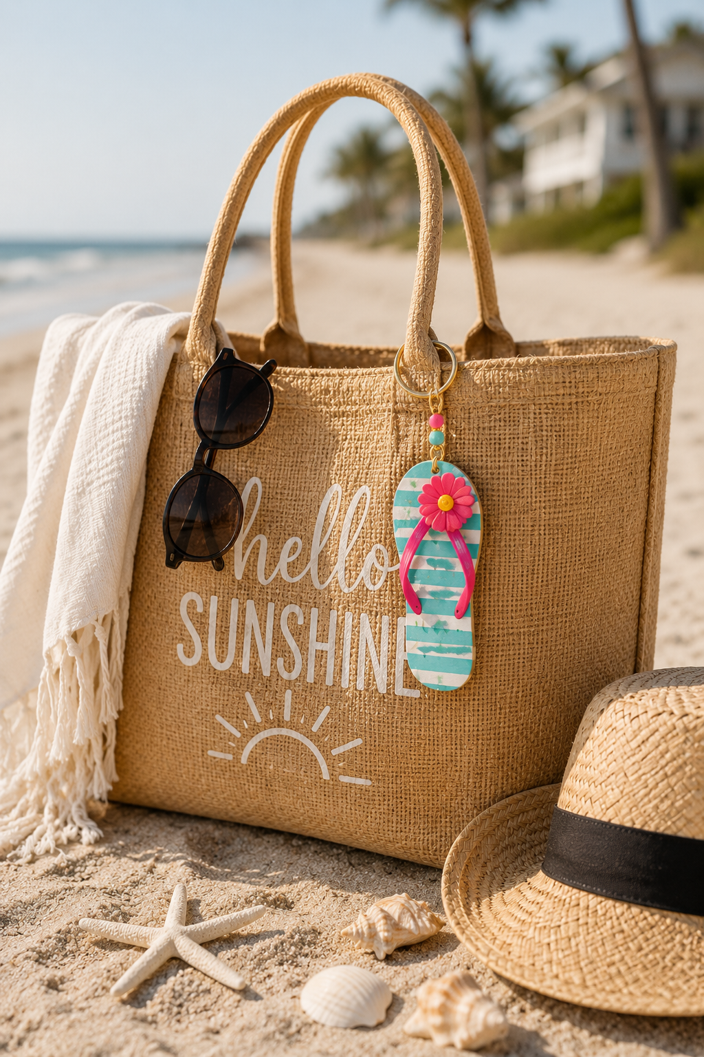 Flip flop Bag Charms