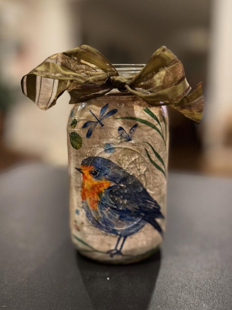 Bird-Mason-Jar-Lanterns.-Bird-Crafts-for-Seniors