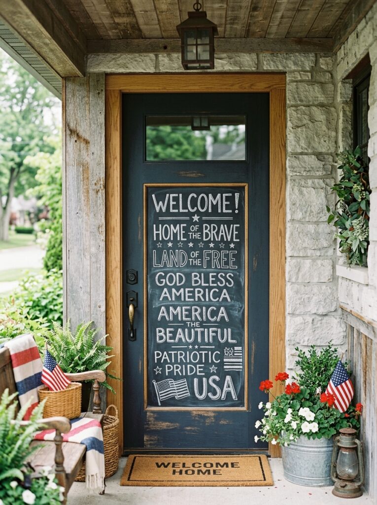 Chalkboard-Door-Panel-with-Rotating-Patriotic-Messages.
