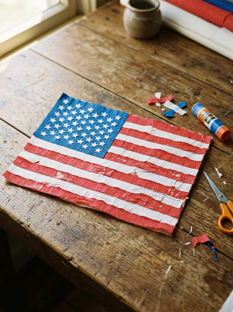 Crepe-Paper-Flag