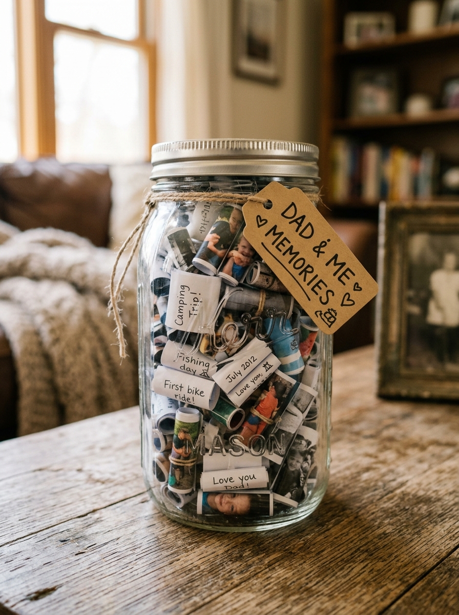 Dad-Me-Memories-Photo-mason-jar-fathers-day-gifts.