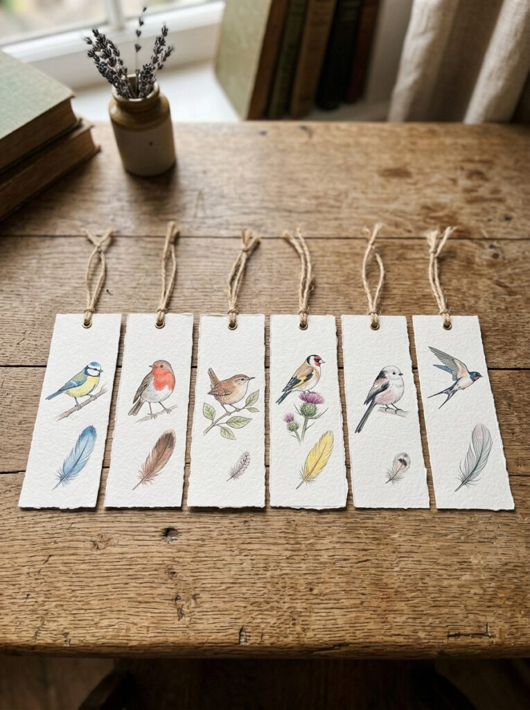 Decorative-Bird-Themed-Bookmark-Set.