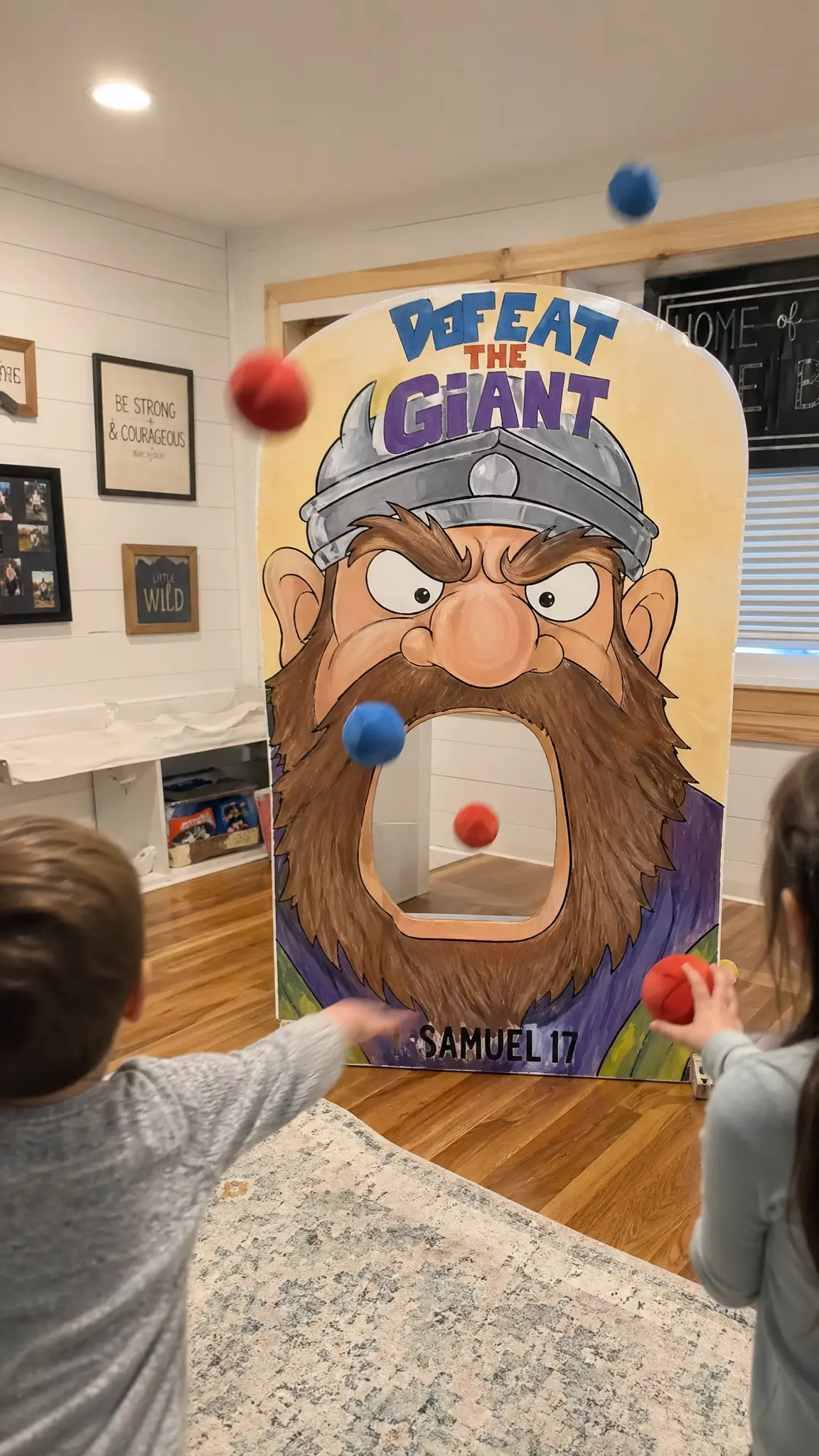 “Defeat the Giant” Toss Game Craft