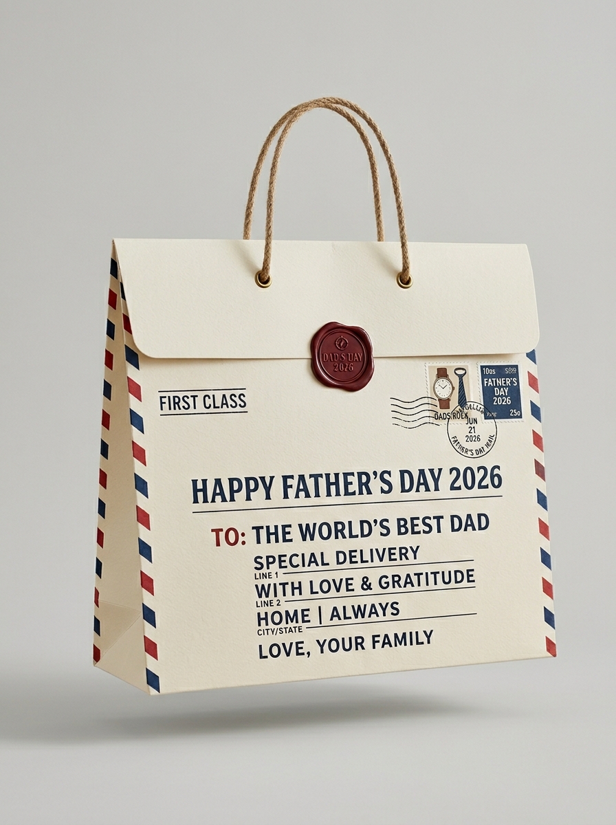Envelope-Inspired-Flat-Gift-Bag