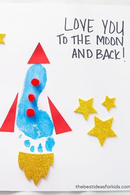 Footprint-Rocket-Card-fathers-day-footprint-craft-ideas.