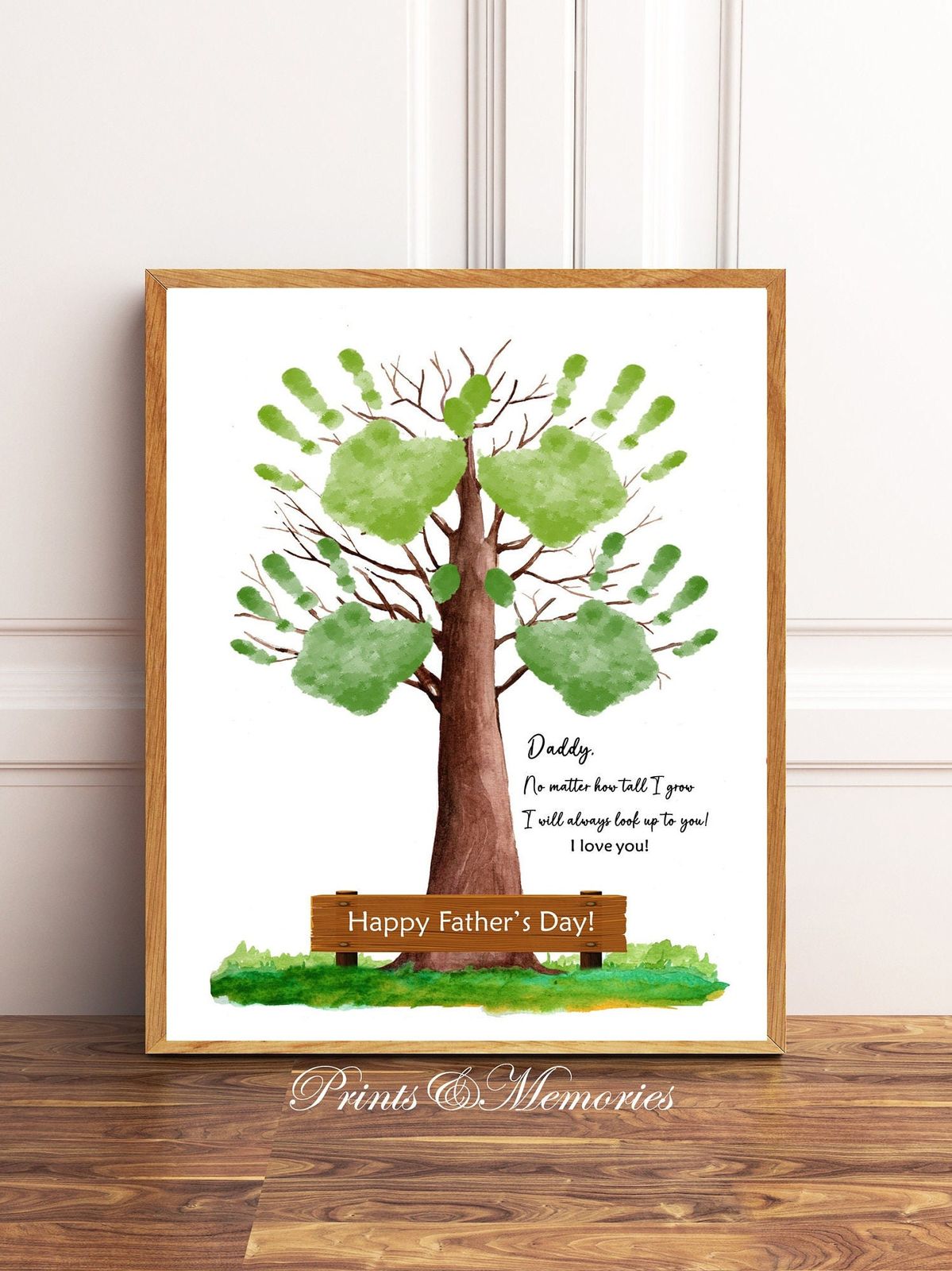 Footprint-Tree-Keepsake-fathers-day-footprint-craft-ideas.