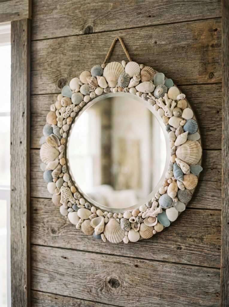 Minimal-Coastal-Shell-Mirror-Border.