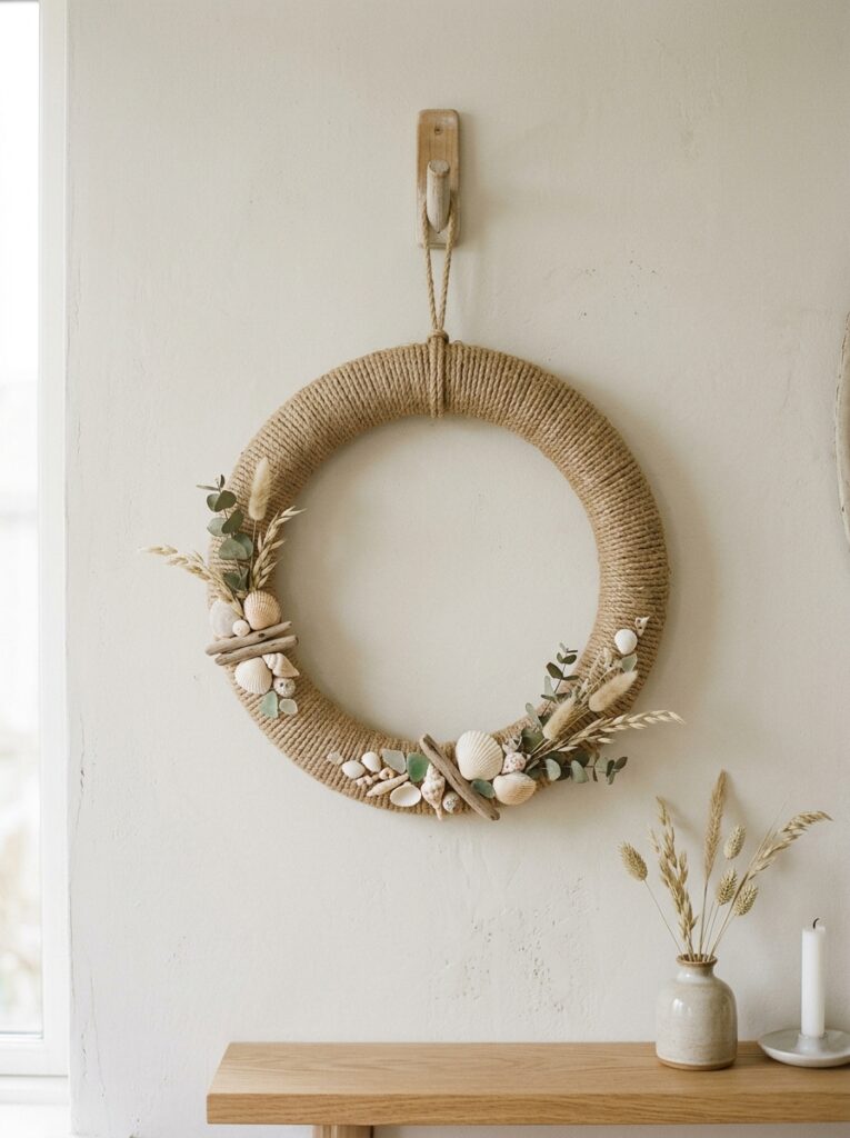 Minimal-Rope-Shell-Wreath
