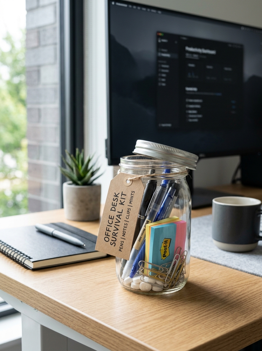 Office-Desk-Survival-mason-jar-fathers-day-gifts.