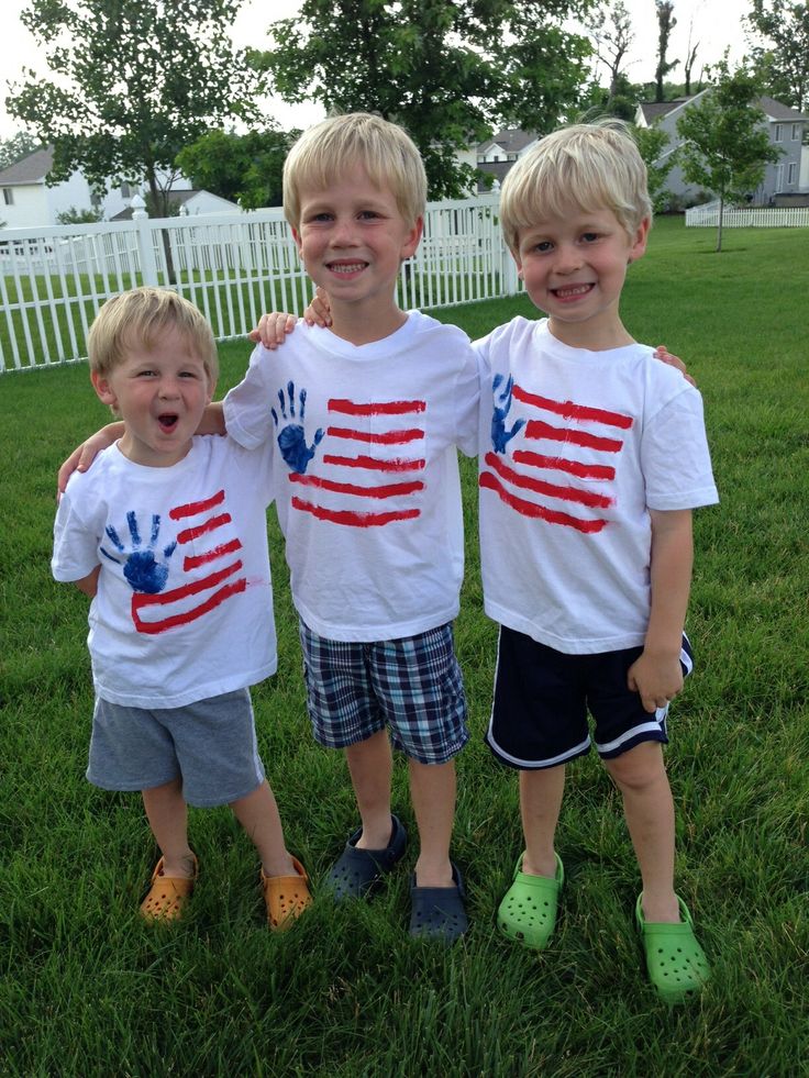 Painted-Flag-T-Shirt-4th-of-july-flag-crafts-for-kids.
