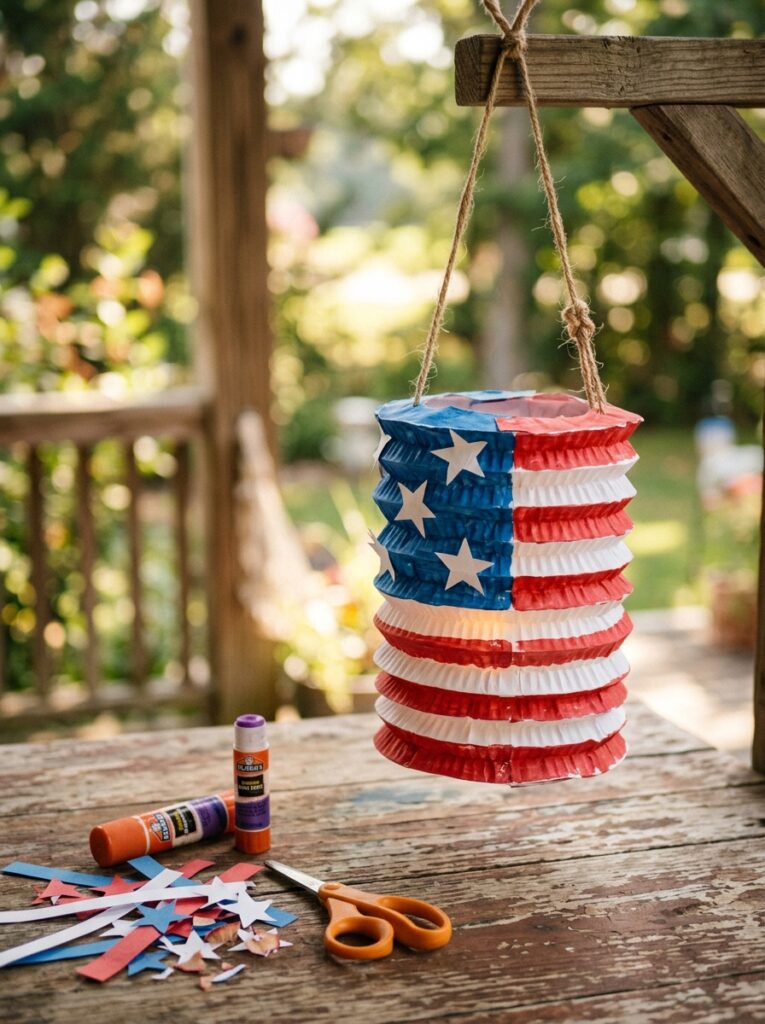 Paper-Lantern-Flag.-4th-of-july-flag-crafts-for-kids.