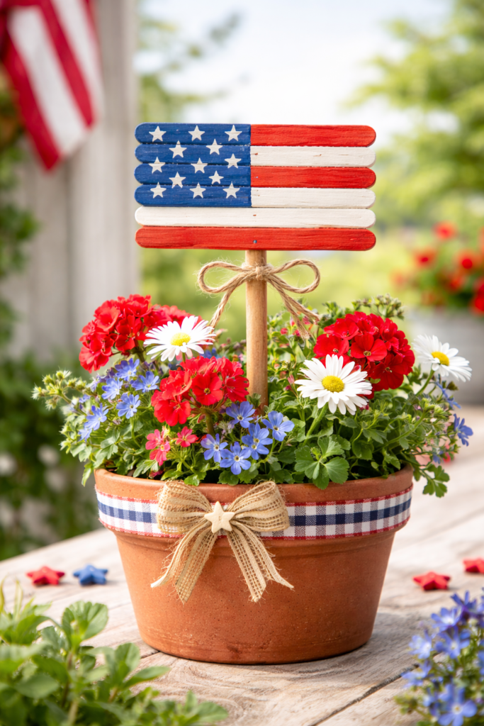 Patriotic-Planter-Flag-4th-of-july-popsicle-stick-crafts