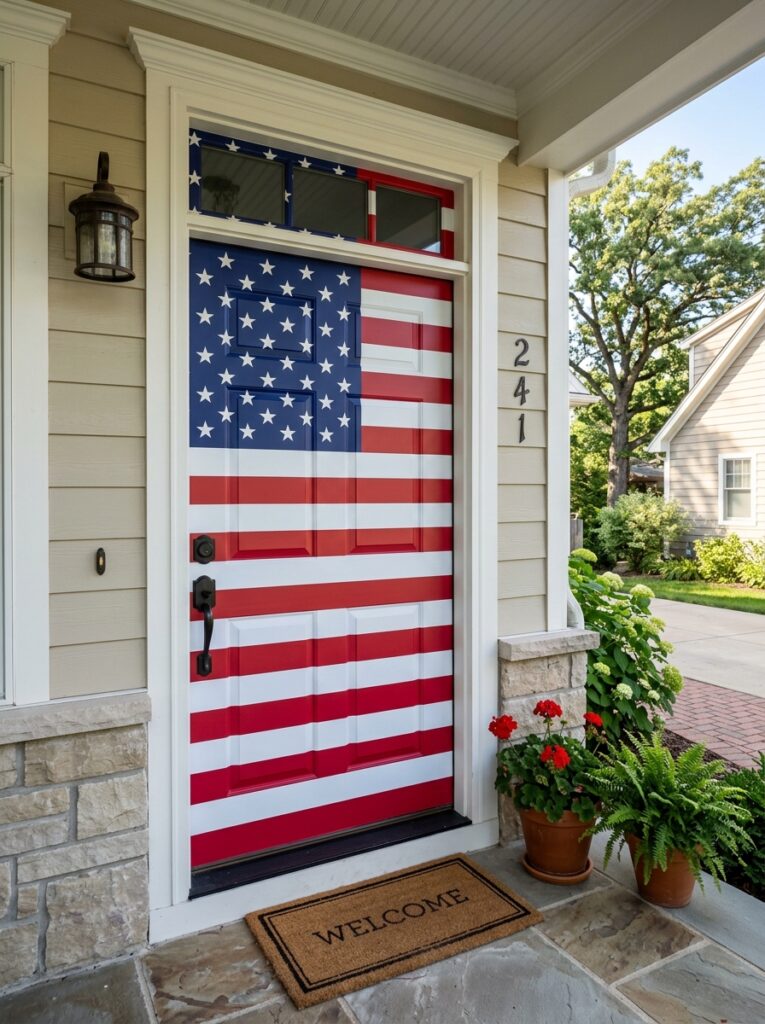 Peel-Safe-Flag-Door-Wrap-4th-of-july-front-door-DIY