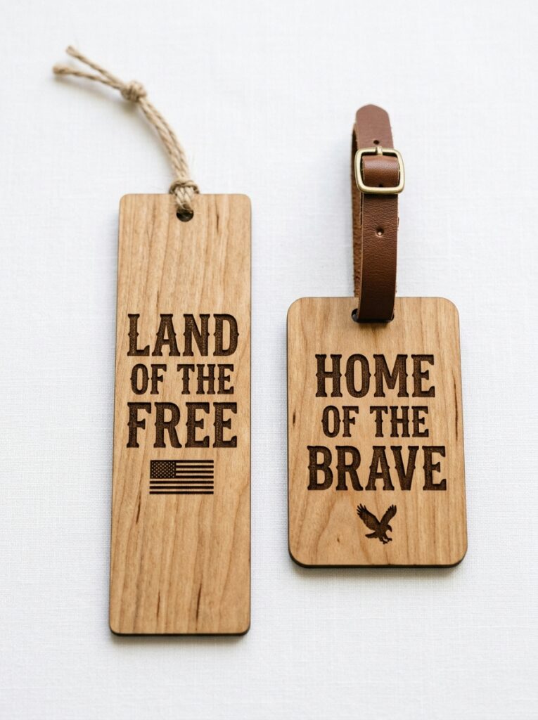 Personalised-Wooden-Bookmark-or-Luggage-Tag.
