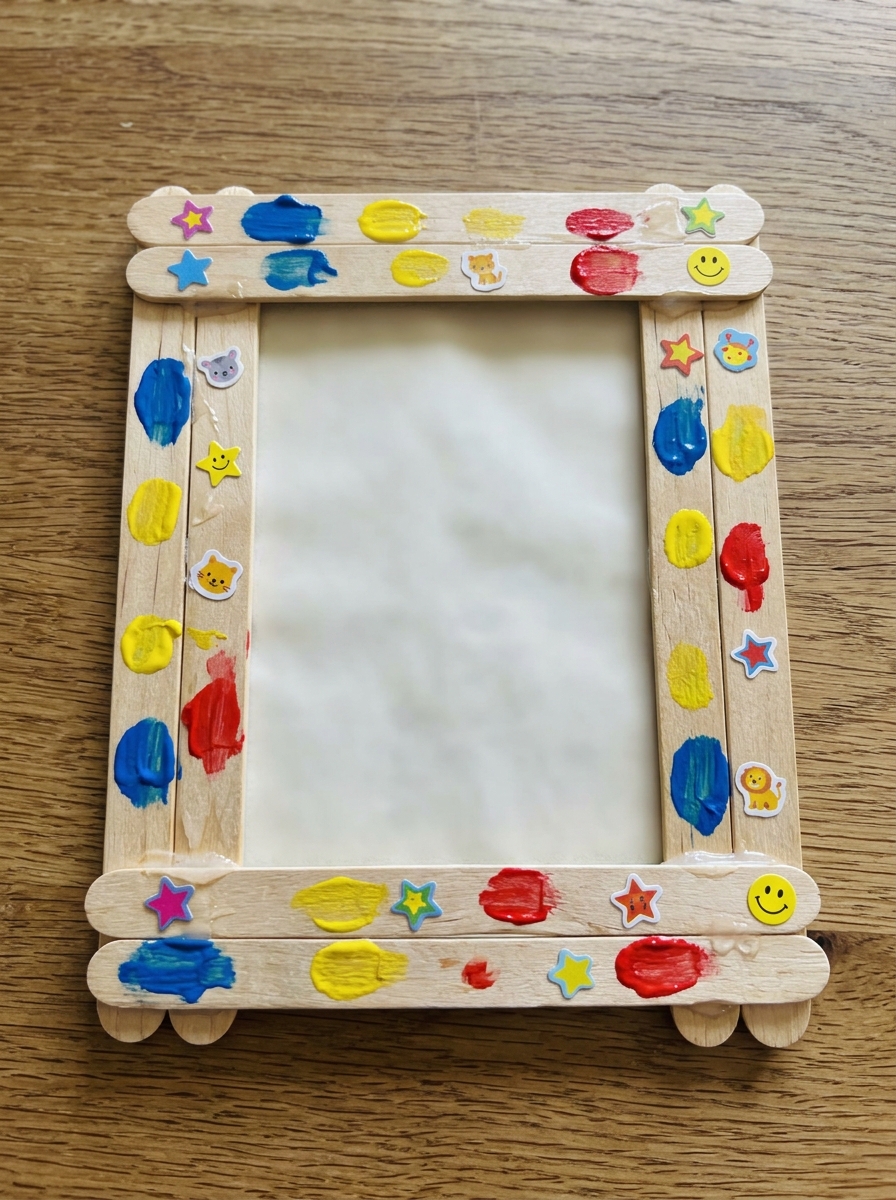 Popsicle-Stick-Photo-Frame