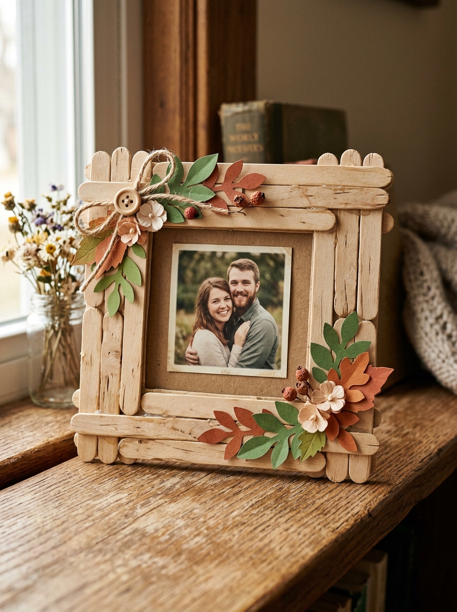 Popsicle-Stick-Tree-Photo-Frame.