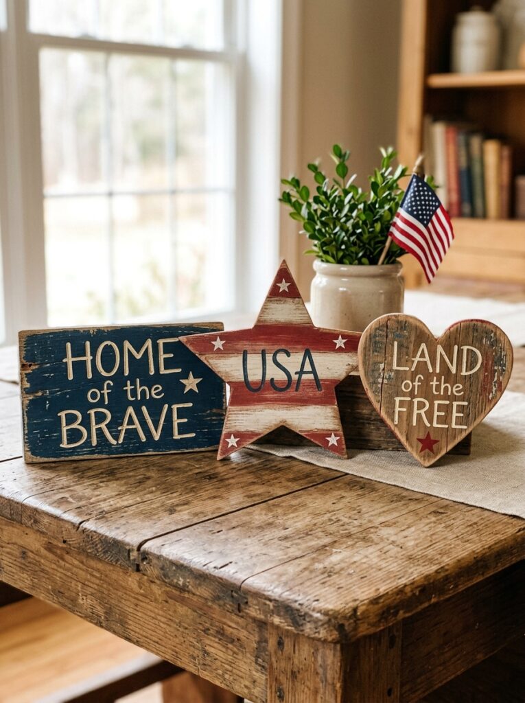 Rustic-Home-of-the-Brave-Mini-Sign-Set.