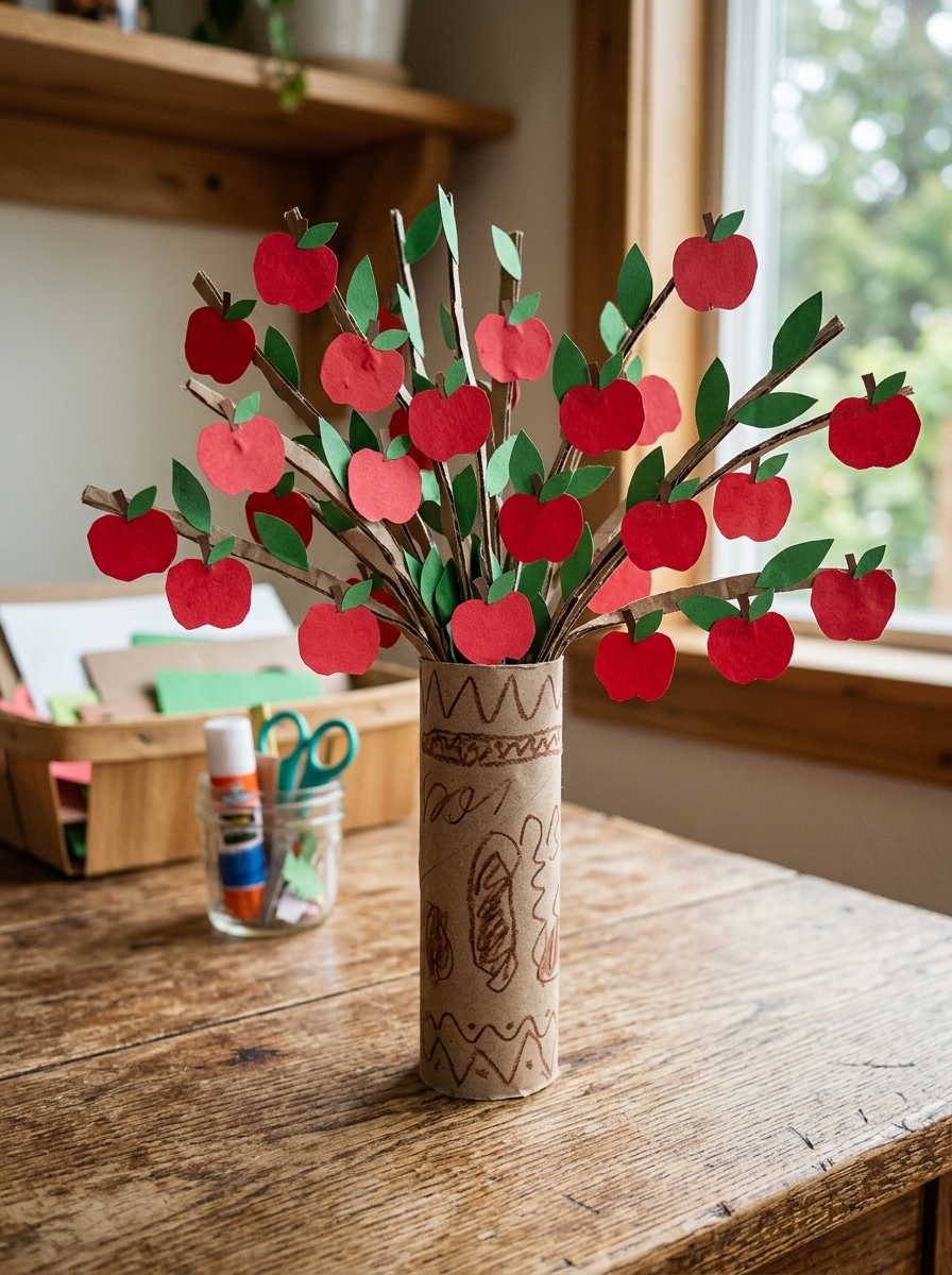 Toilet-Paper-Roll-Apple-Tree-Craft.