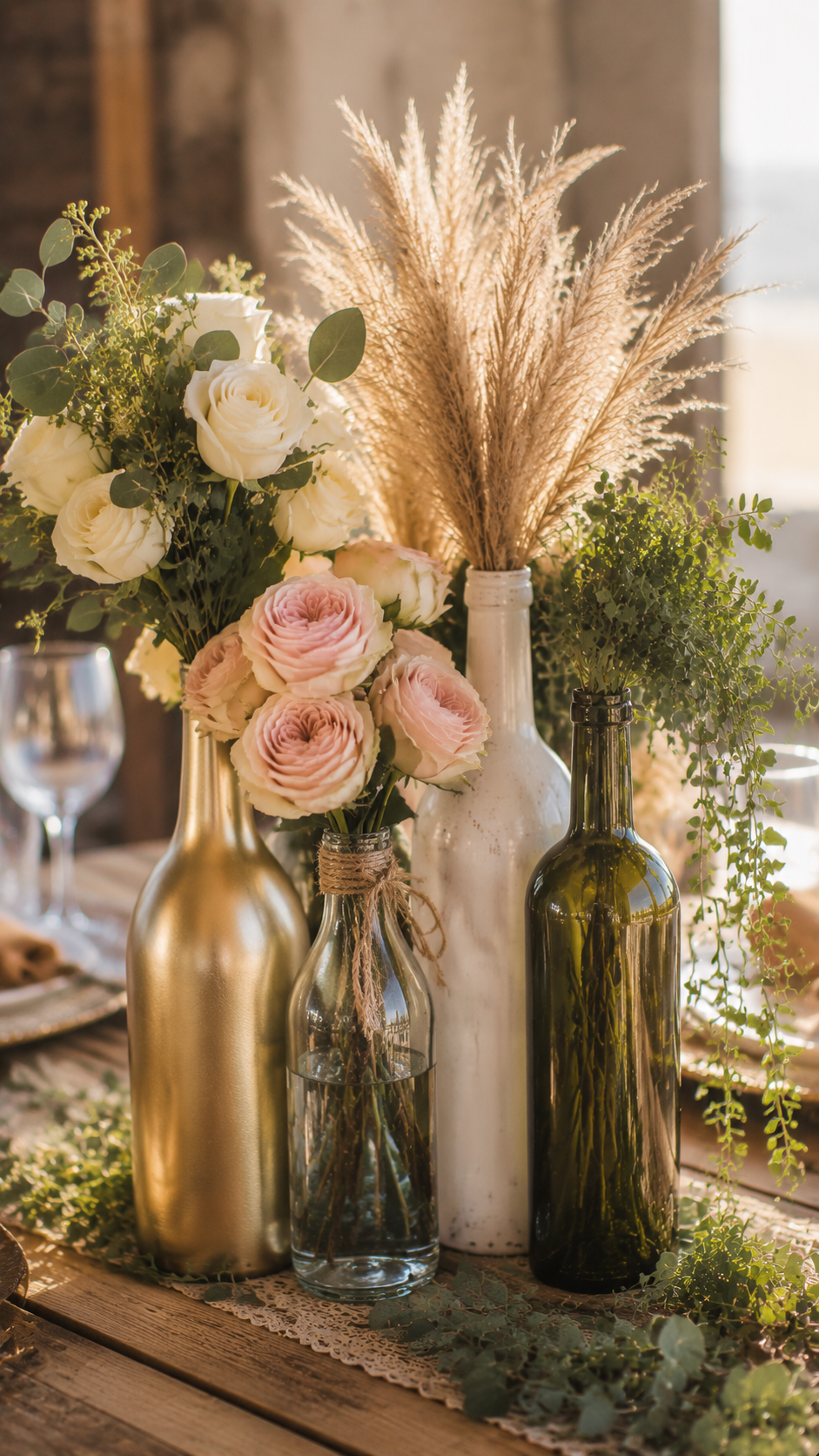 Wine Bottle Vases