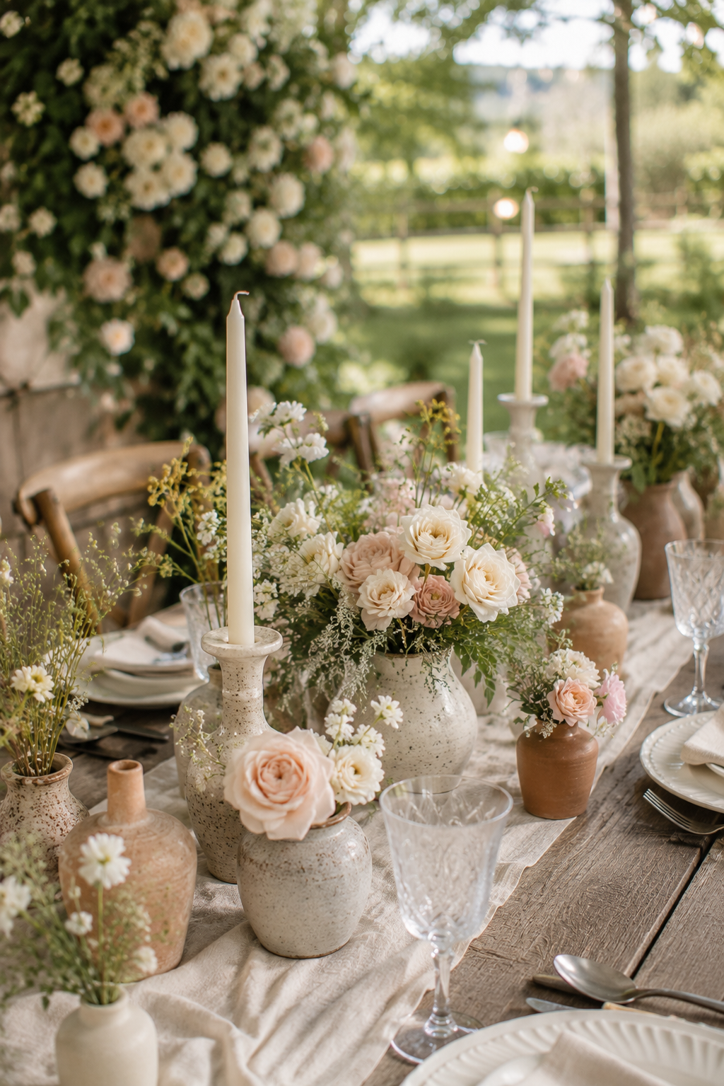 ceramic-candle-rustic-wedding-table