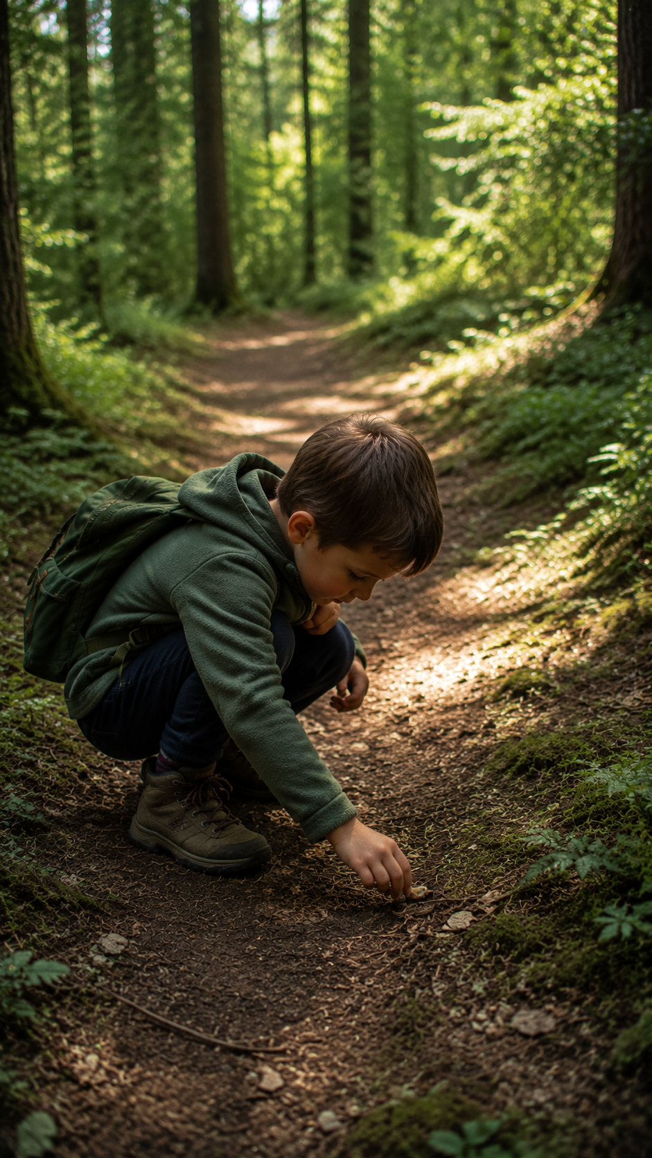 child-one-path-micro-adventure-nature-trail-discovery-camping activities-for-kids