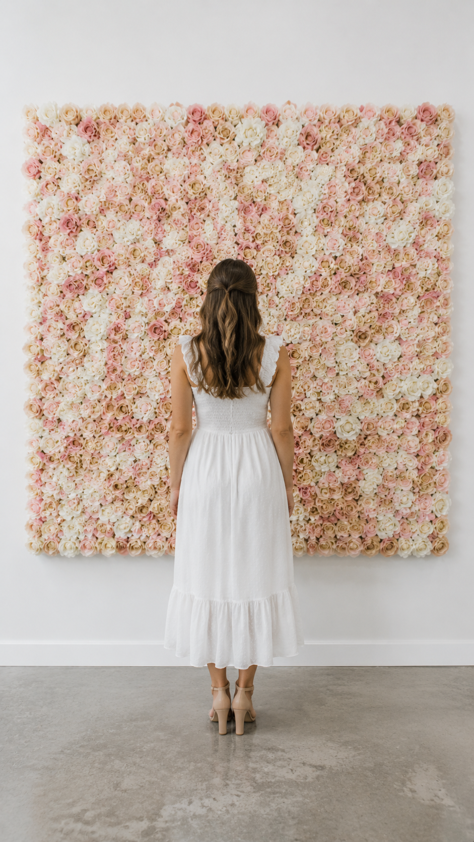 DIY Flower Wall Panel