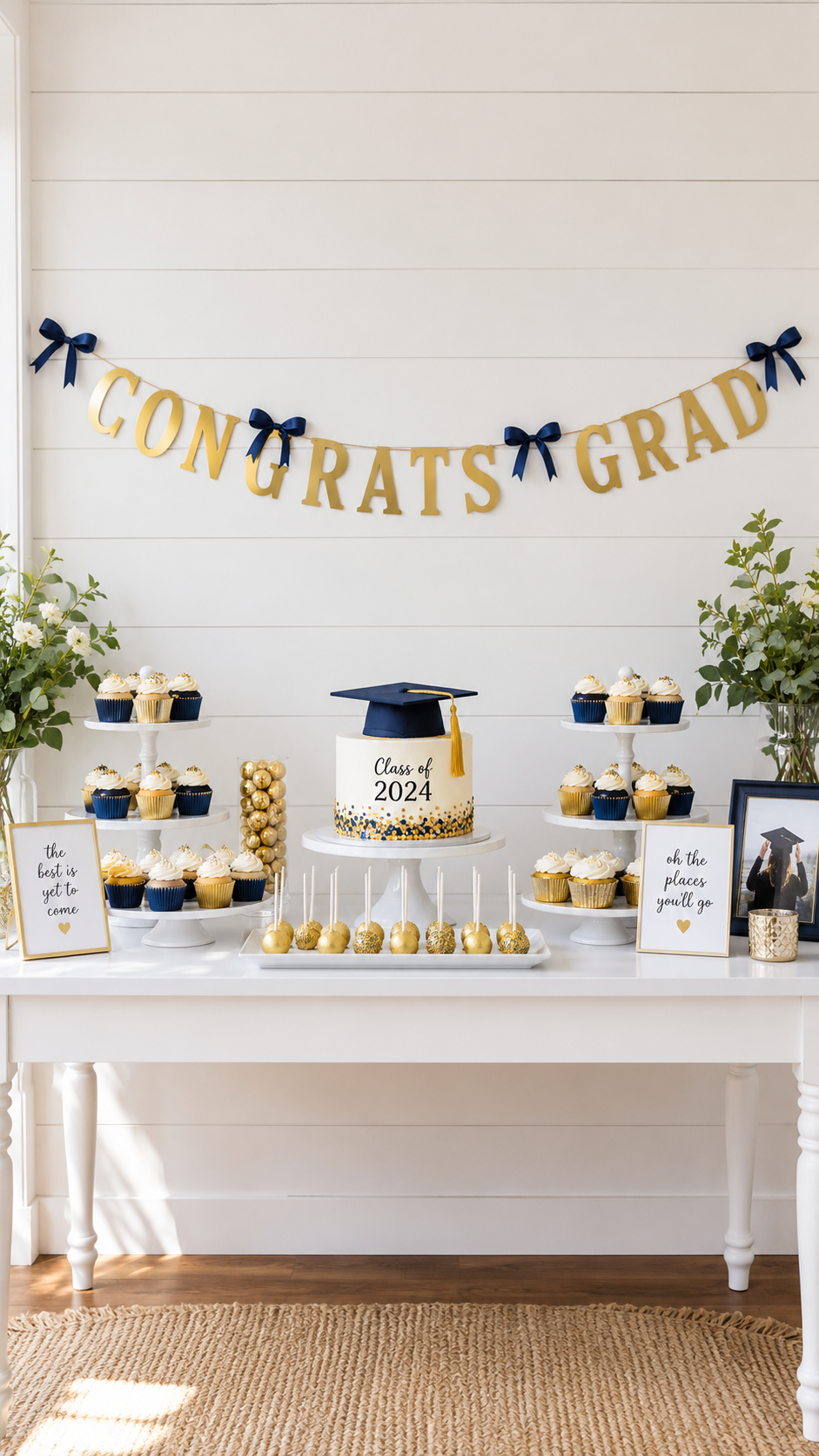 diy-graduation-banner-congrats-grad-gold-cardstock-twine-dessert